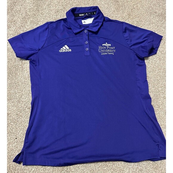Adidas HPU High Point University Athletic Training purple women’s polo, size L - Picture 1 of 4
